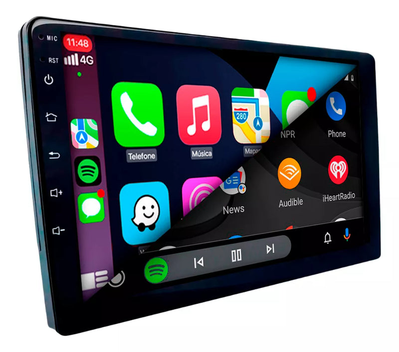 Radio con Pantalla Multimidia H-tech 9'' Ht-9210ca Carplay Android 2/32 Gb Wifi Espelhamento